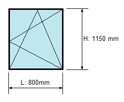 schita fereastra cu deschidere dubla spre dreapta